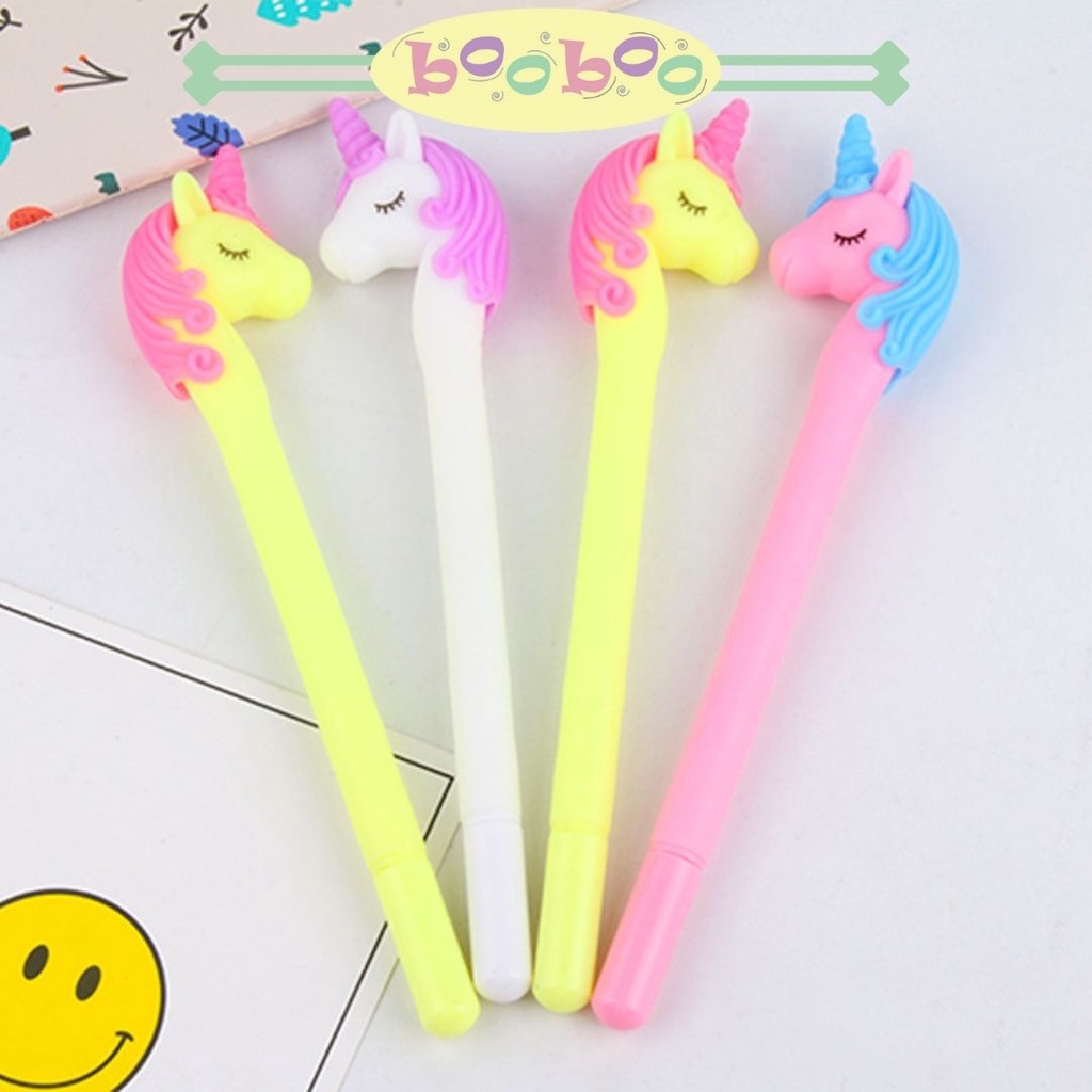 

TOKOBOOBOO | Pulpen gel lucu| pena gel unicorn alat tulis souvenir