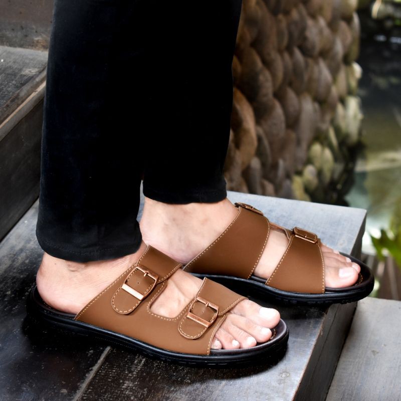 SANDAL KULIT PRIA KAHFI SANDAL lebaran CASUAL PRIA DEWASA KEKINIAN SANDAL SELOP PRIA SANDAL JAPIT PRIA REKOMENDASI SANDAL LEBARAN