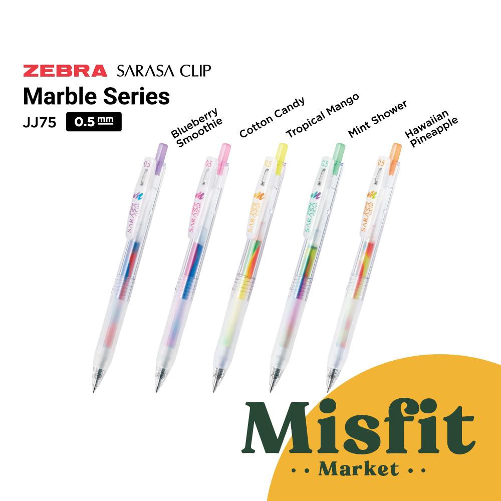 

ZEBRA SARASA CLIP JJ75 Gel Pen 0.5 mm Marble Series Pulpen Bolpoin