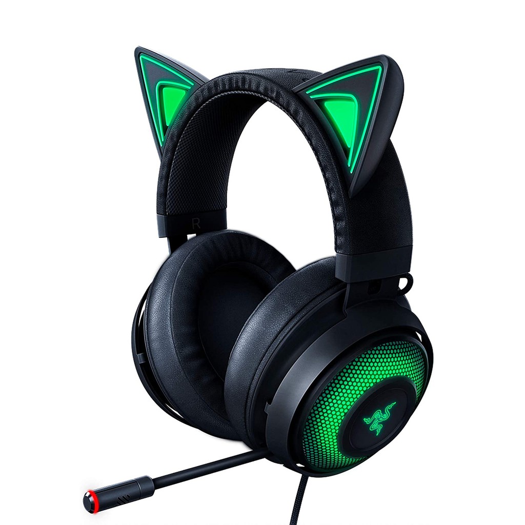 Razer Chroma RGB Gaming Headset Kraken Quartz Kitty Edition