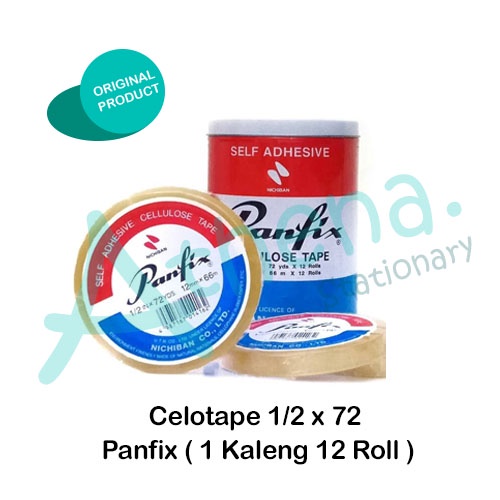 

Isolasi Cellotape Panfix 1/2 x 72