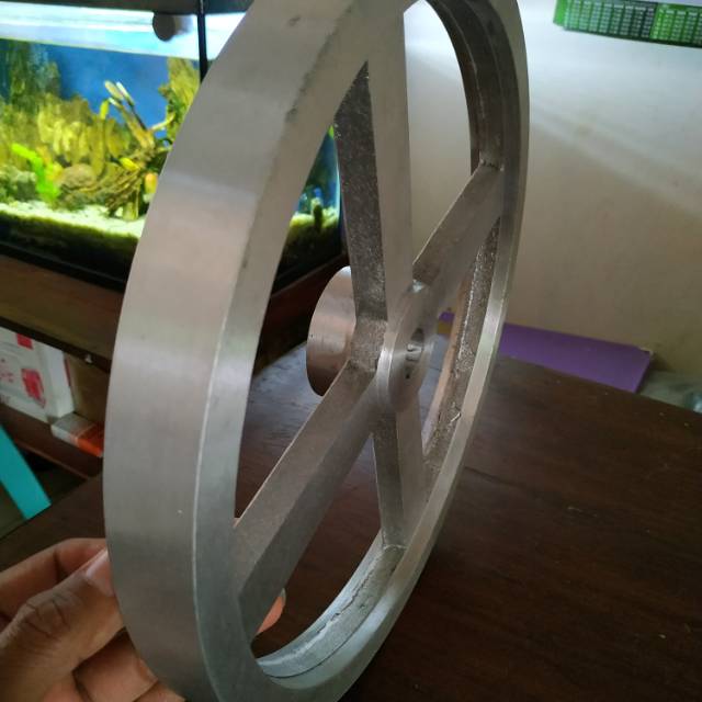 Pulley pully bandsaw 12 inch Roda bansaw alumunium 12 inci