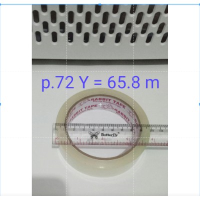 

LAKBAN BENING 1 INCH 72 YARD ISOLASI/SELOTIP