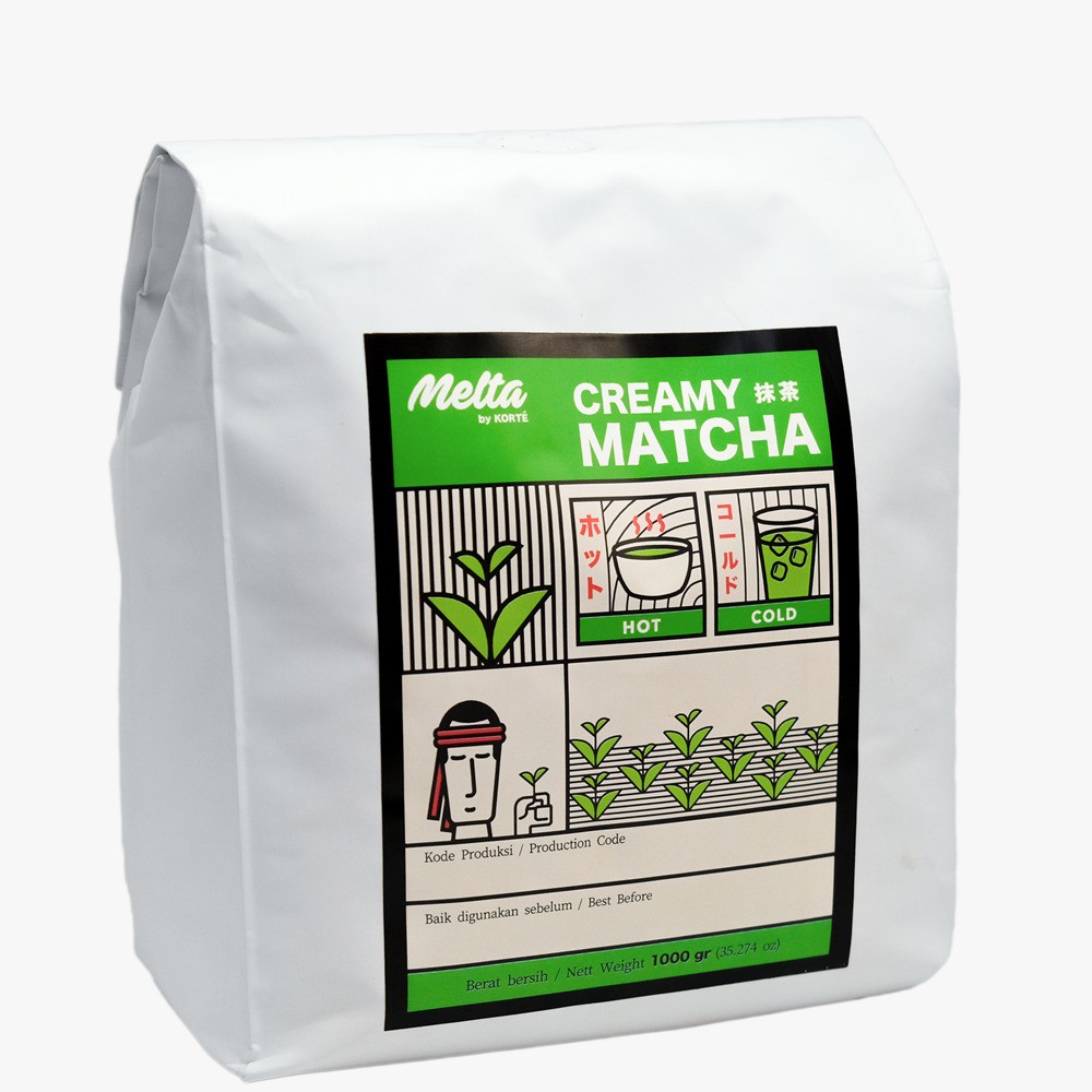 

Korte Melta Creamy Matcha Drinking Powder