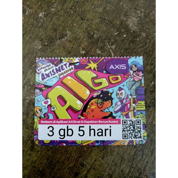 Voucher Axis 5 gb 5 hari