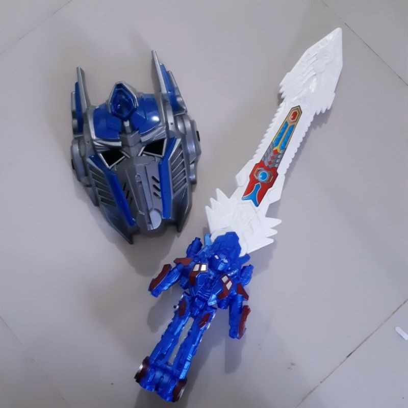 Mainan Set Topeng &amp; Pedang Transformers - Paket Mainan Optimus Prime