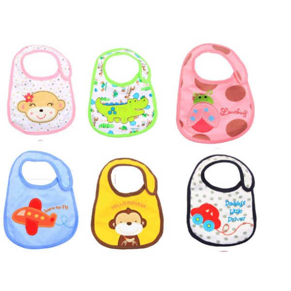 SLABBER BAYI CELEMEK MAKAN BAYI WATERPROOF BISA DICUCI ALAS TATAK MAKAN BIB BAYI SLABER TATAKAN ILER BAYI IMPOR BORDIR WATER PROOF