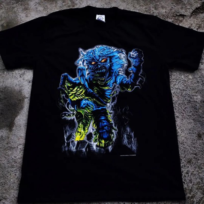kaos band iron maiden copyright 2018