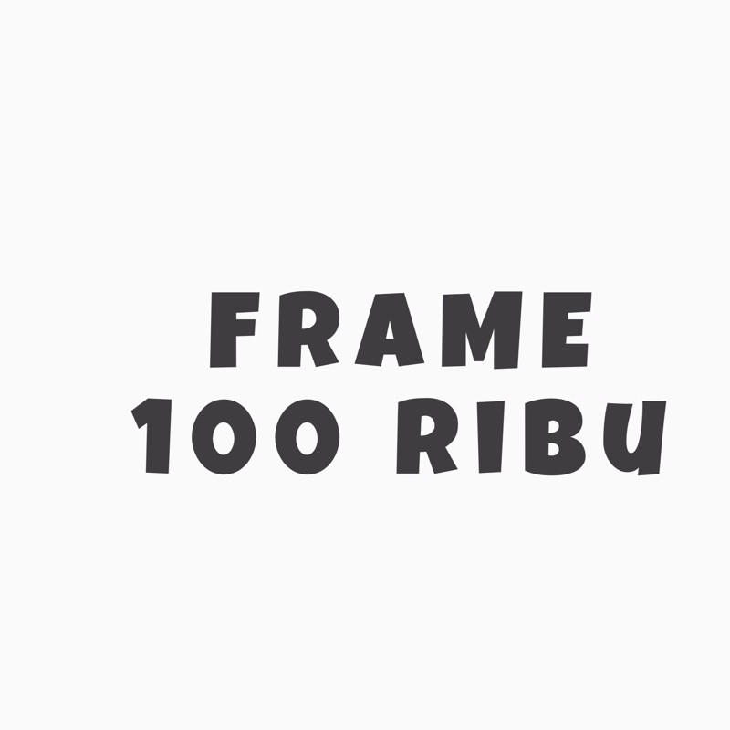 frame kacamata 100ribu