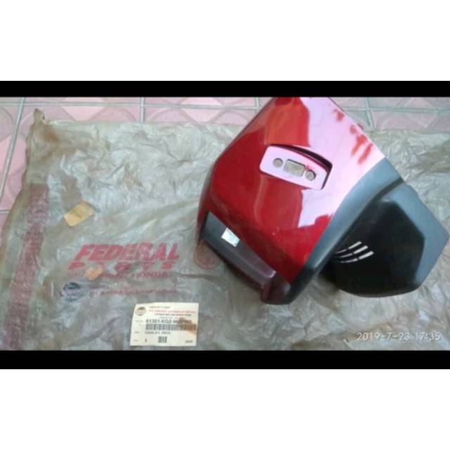 Batok depan set tutup batok belakang honda GL Pro merah Original astra