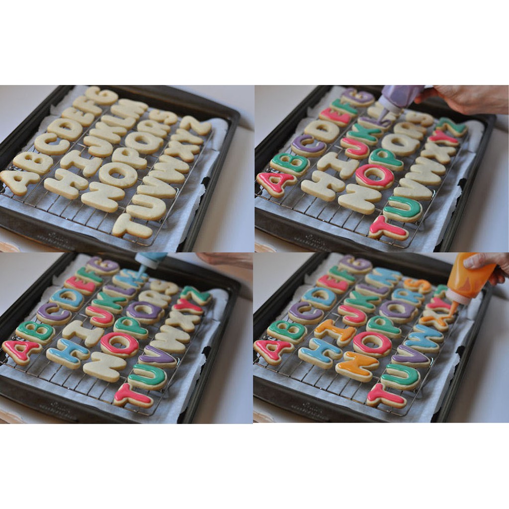 Cetakan Nastar Kue Kering Fondant Huruf A Sampai Z Stainless / Cetakan Cookies Cutter Alfabet