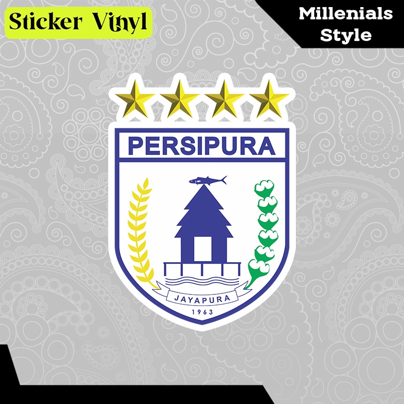 

Stiker Sticker Persipura Jayapura Klub Sepakbola Liga Indonesia Jayapura Papua Milenial Style Aesthetic Vinyl Satuan Anti Air