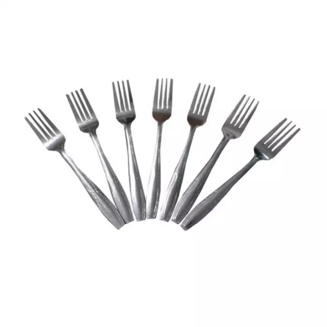 Garpu Makan 18gram Stainless Steel - 12pcs