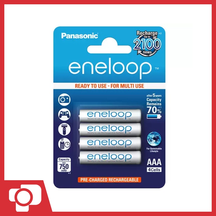 PANASONIC ENELOOP AAA 750MAH 4PCS BATERAI