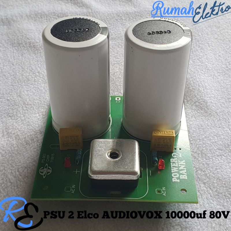 PSU 2 Elco AUDIOVOX 10000uf 80V