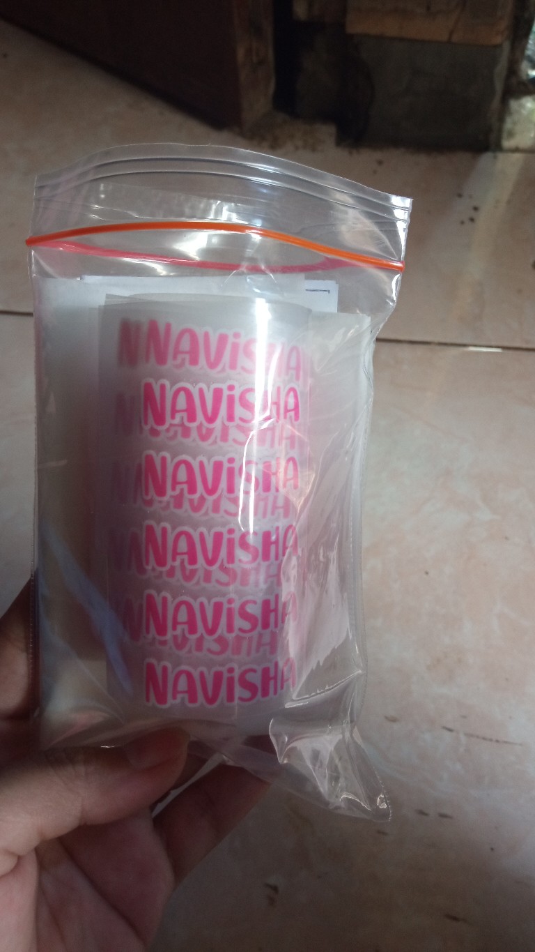 Stiker Baju Iron-on Cukup Disetrika - Akstiker Akastiker