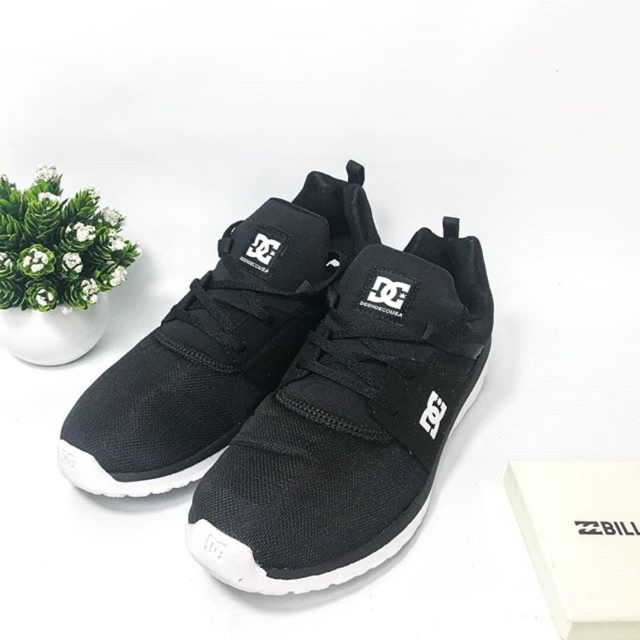 Sepatu DC Heatrow Black White Original