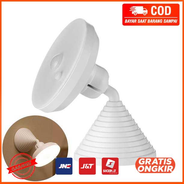 Lampu LED Rotatable IR Motion Sensor Cool White D1