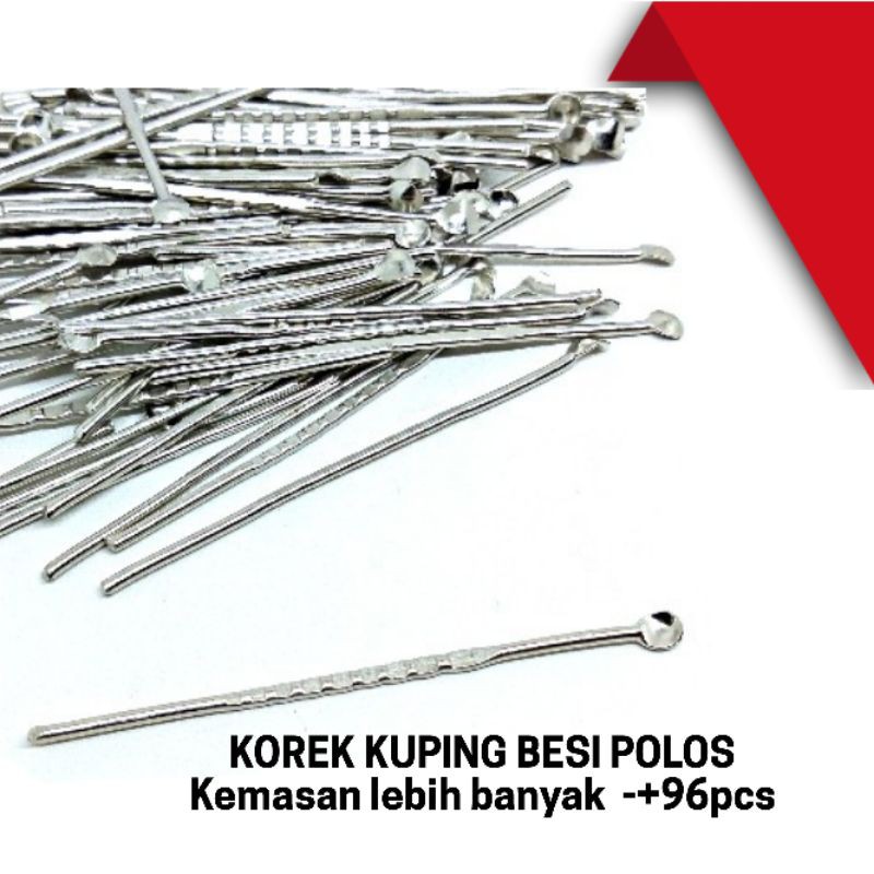 Korek kuping Besi Kemasan Lebih Banyak 96pcs Grosir