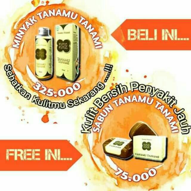 Minyak Tanamu Tanami Free Sabun Tanamu Tanami
