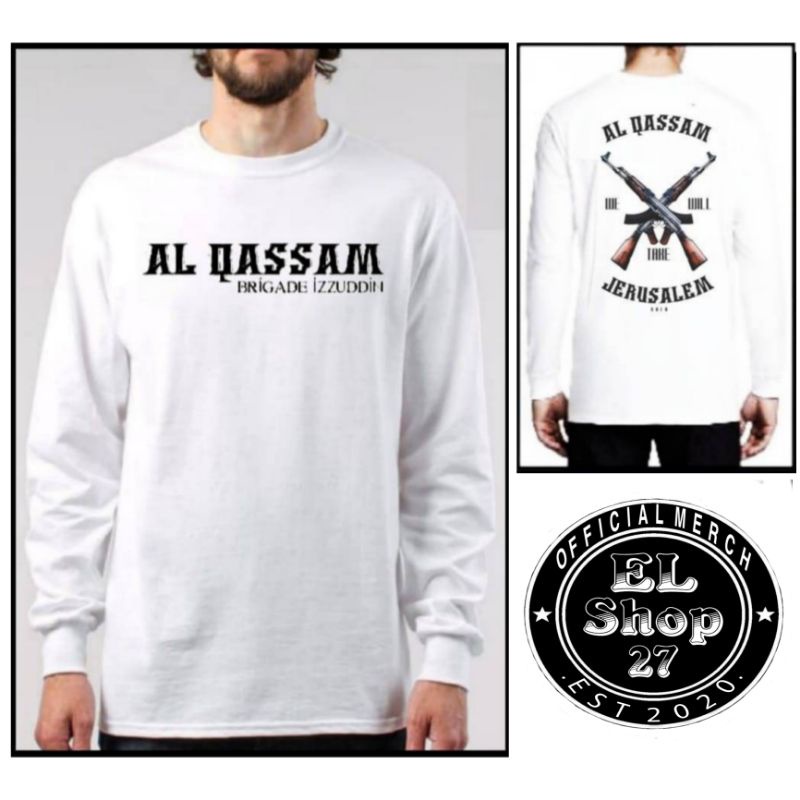Kaos Dakwah Panjang Al qassam Jerusalem