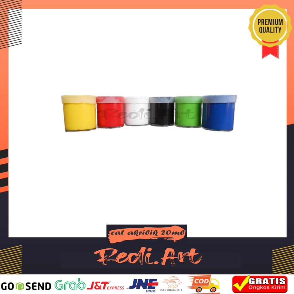 

Cat Akrilik - Cat Acrylic Warna Primer 20ml - Cat Lukis