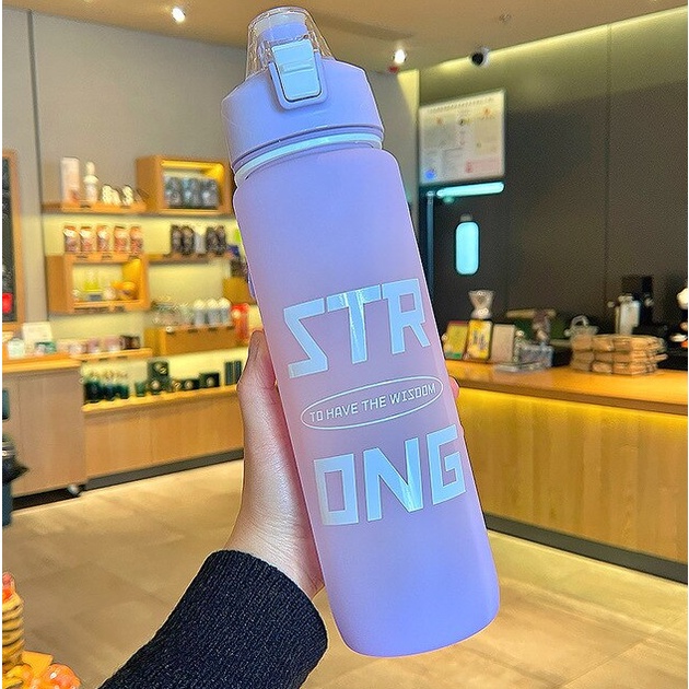 Botol Minum Viral Sport Gradasi 1Lt Bahan Tebal (Bonus Sticker)