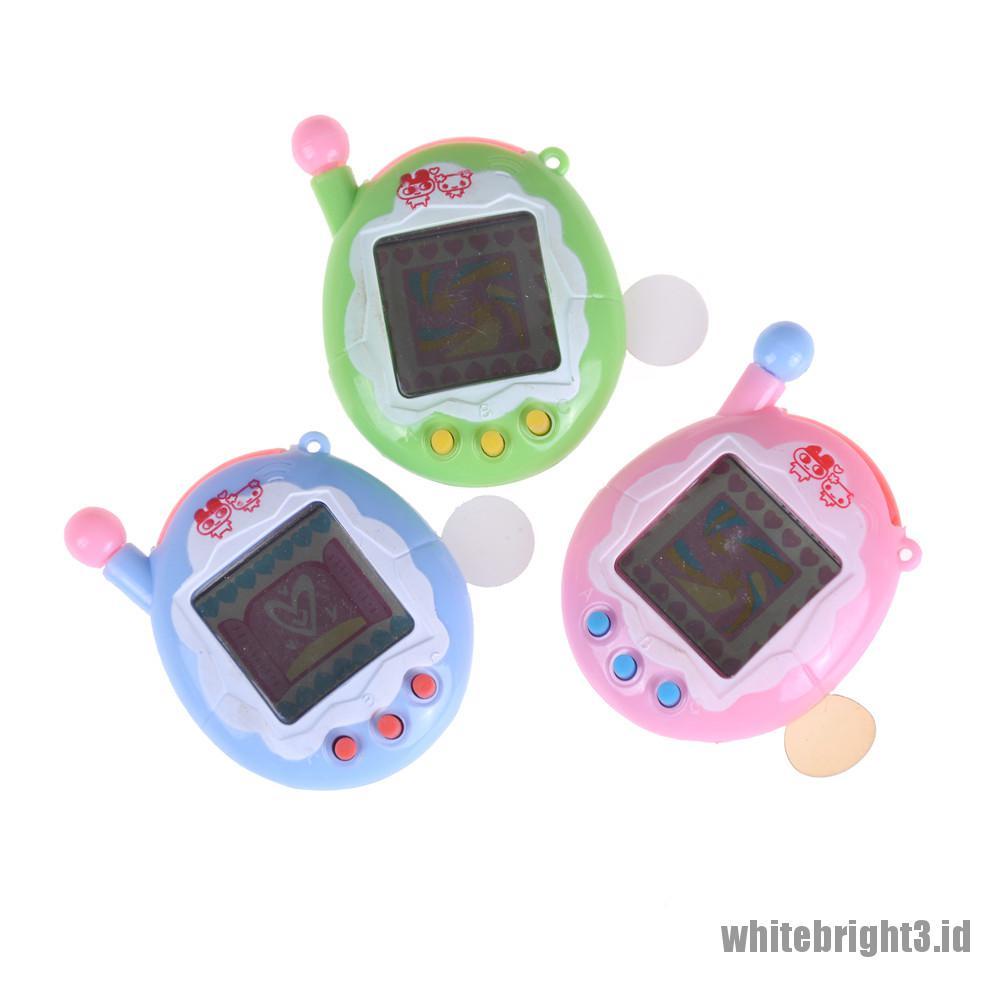 (white3) Mainan Edukasi Tamagotchi Hewan Peliharaan Virtual