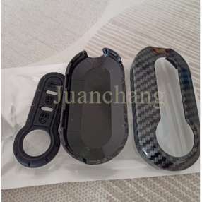 Rumah / Casing Kunci Remote Mobil 3 Tombol Plastik ABS Warna Hitam Untuk Fiat Ducato 500L Panda Grande Punto Lancia Musa