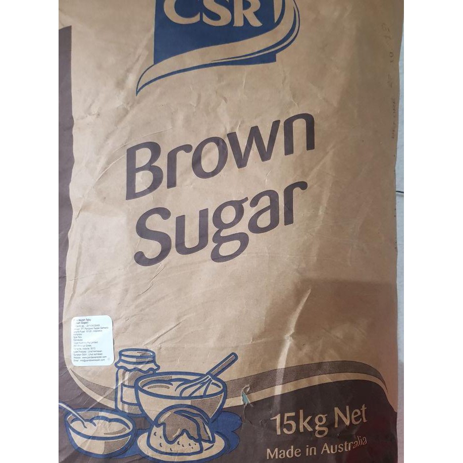 

CSR Brown sugar 15kg bag