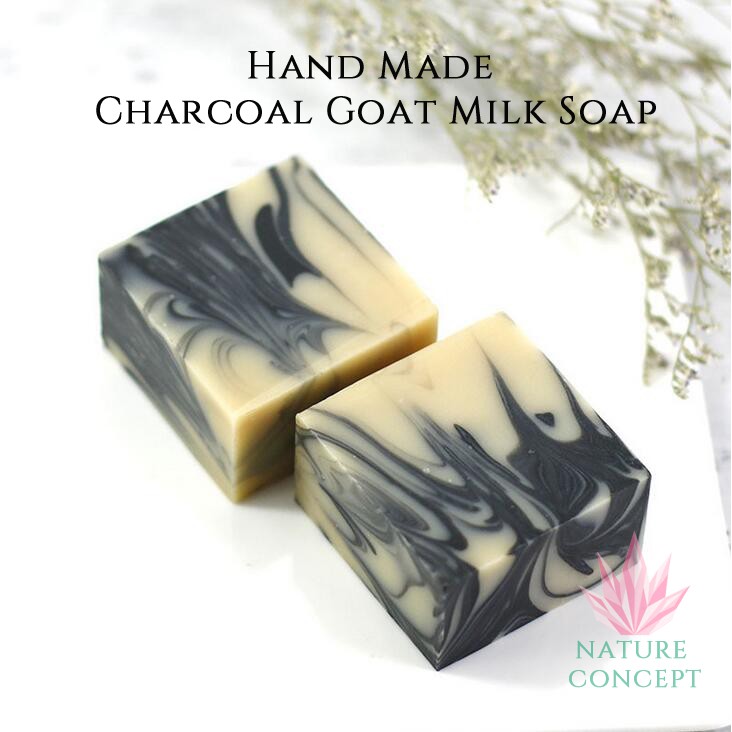 Sabun Cuci Muka Unik Bamboo Charcoal Goat Milk Soap Handmade soap