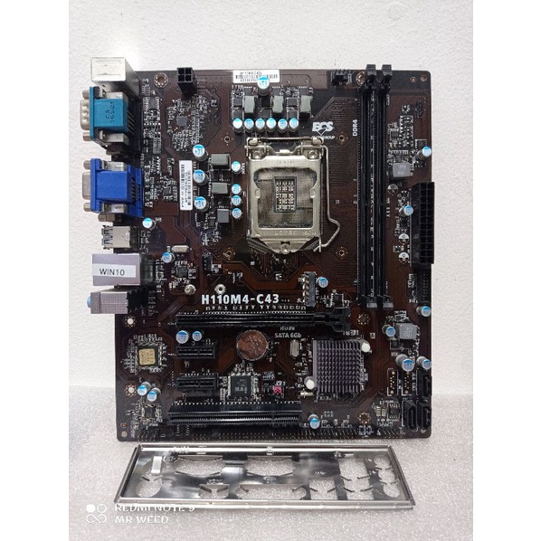 Mobo H110M4-C43 socket Lga 1151 ddr4 usb3 m2sata onboard vga