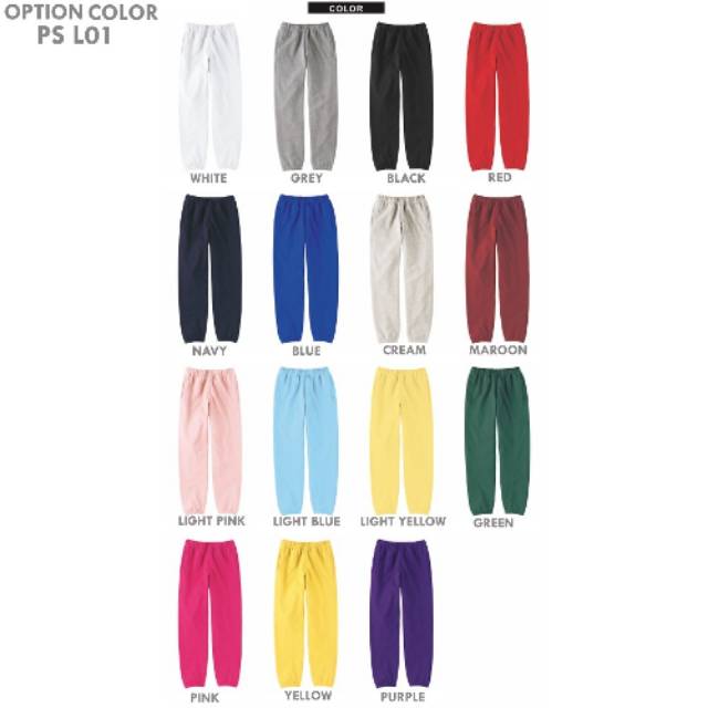 Sweatpants Unisex Pants Avail in 12 Color Sweatpants 