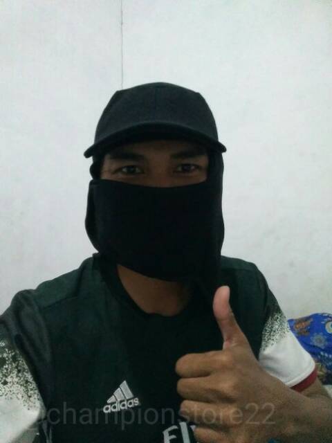 Topi jepang masker topi mancing anti panas topi outdoor