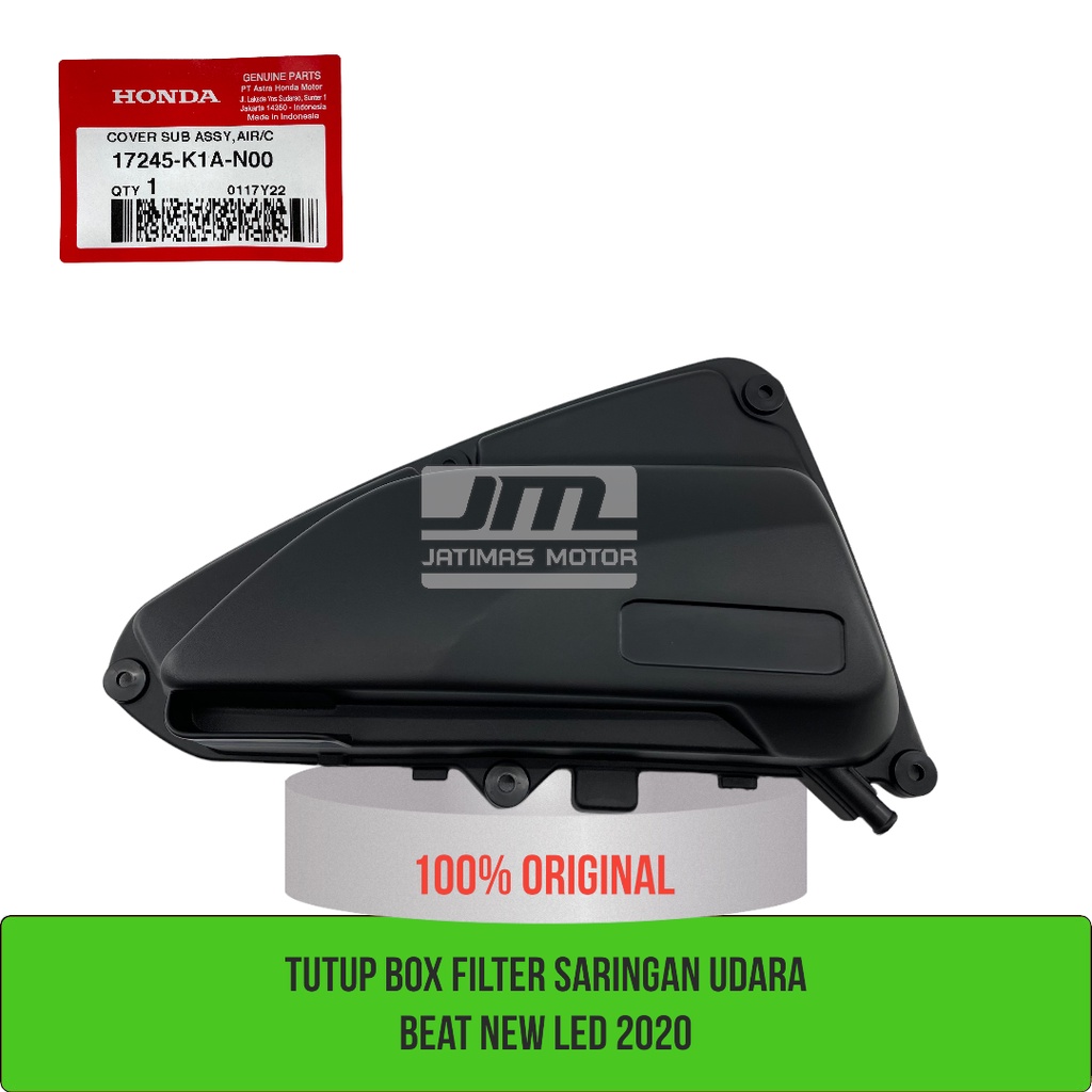 Tutup box filter saringan udara beat new LED 17245-K1A-N00