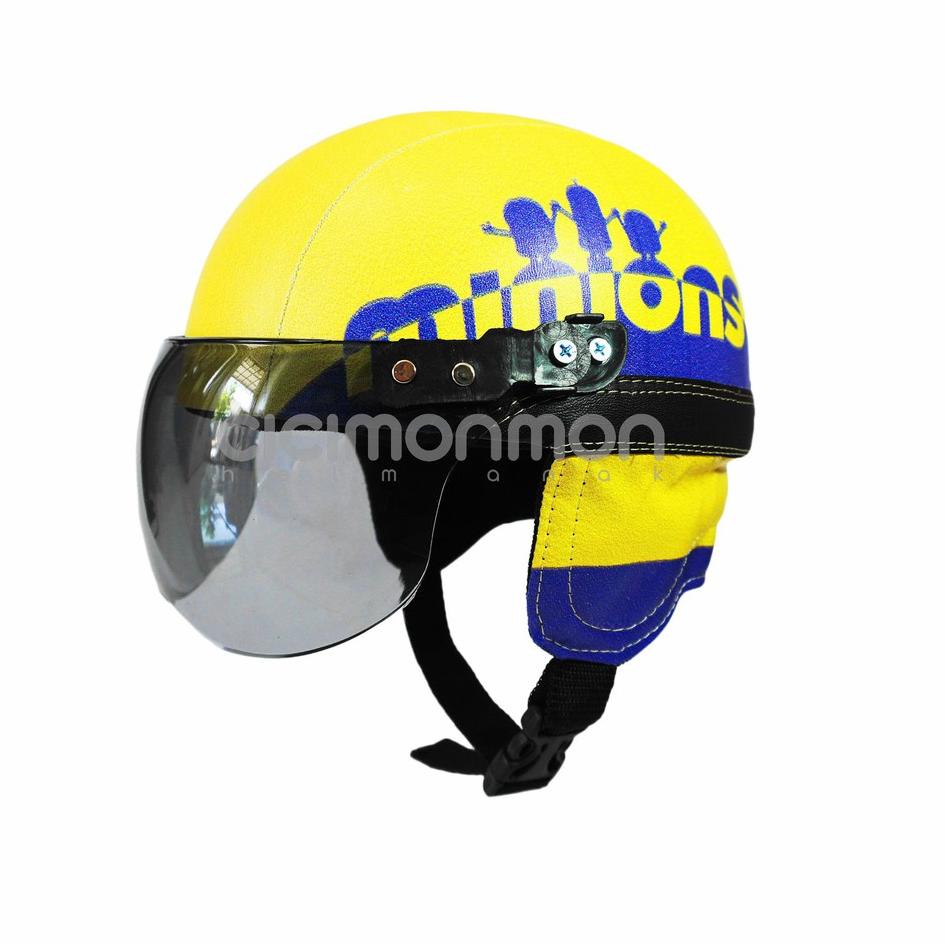 ✳ SUPER Helm Anak Balita Retro Minions ❃