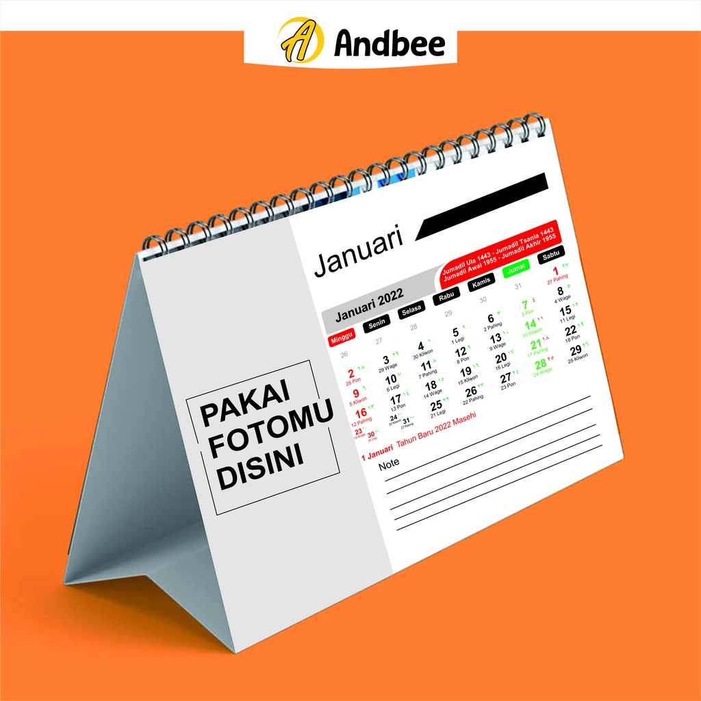 Kalender Meja 2023 / Kalender Foto / Bisa Satuan