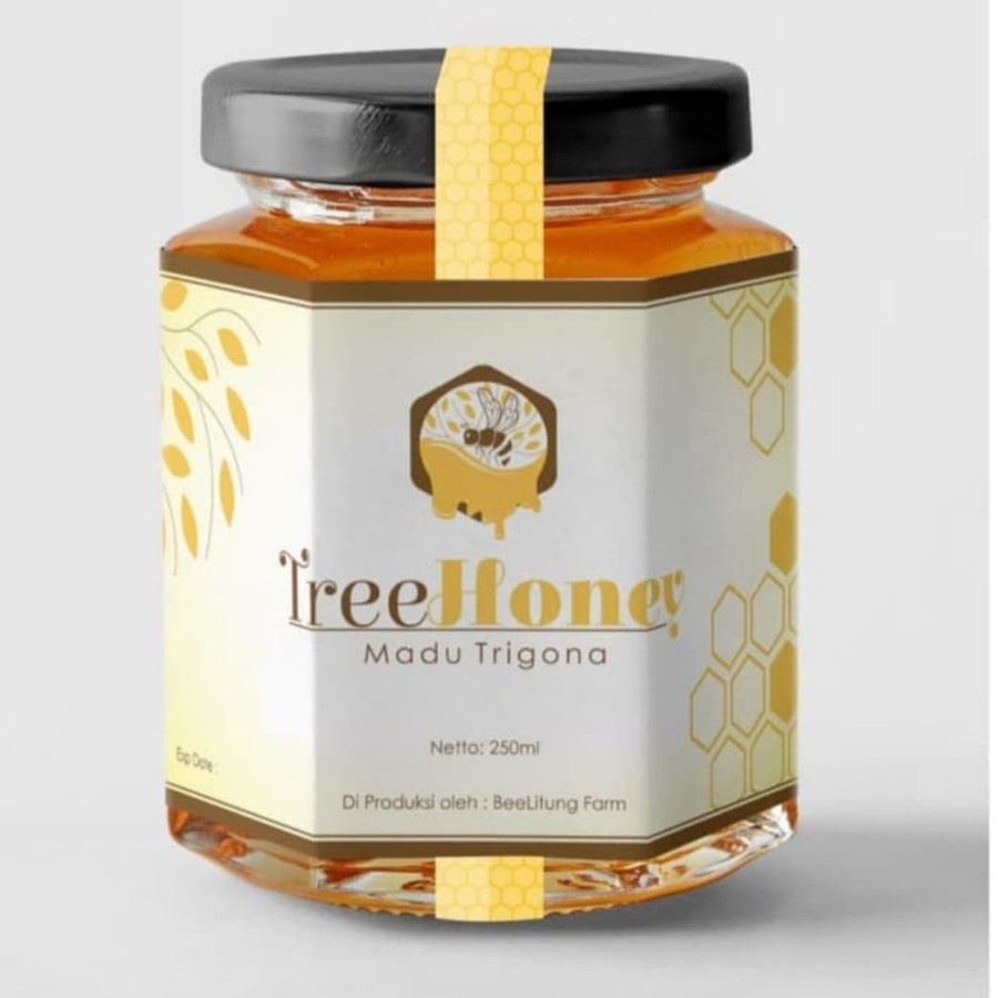 Madu Trigona Original Belitung Tree Honey Penambah Daya Imun Tubuh Vitamin C B3 250gr