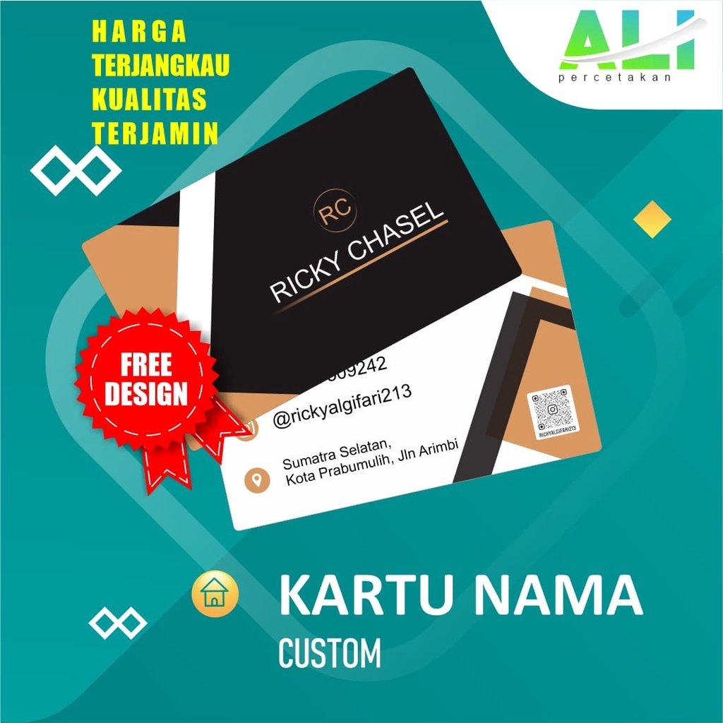 

CETAK Kartu Nama/ Custom Kartu Nama