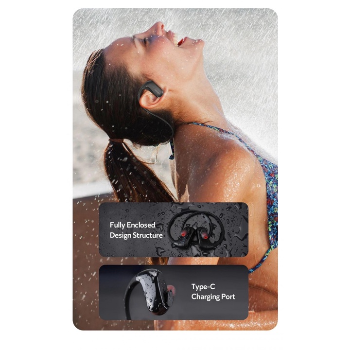 DACOM G93 - Sporty IPX7 Wireless Bluetooth 5.0 Neckband Earphone