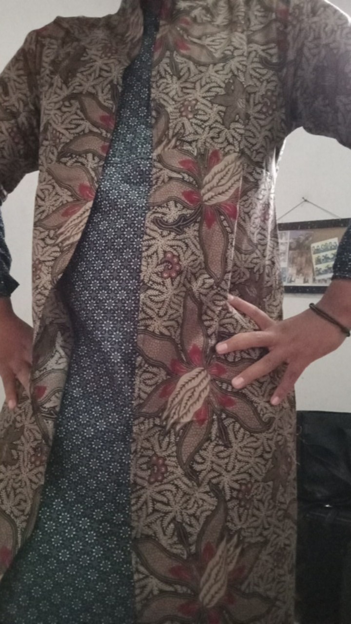 Gamis Batik Cardi Busui Syari Maxi Ndoro Jowi Best Seller, Gamis Batik Pekalongan, Batik Terlaris