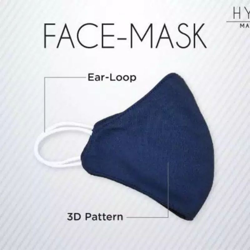 Masker KAIN 3ply / masker kain 3PLY U1 EARLOOP MASK