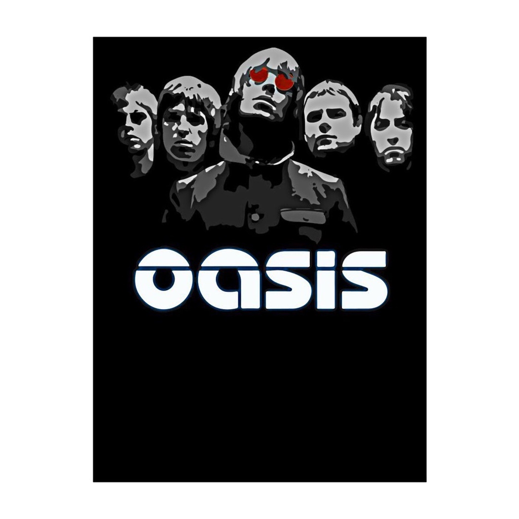

sticker pack oasis laptop handphone case koper band hits terkenal hype