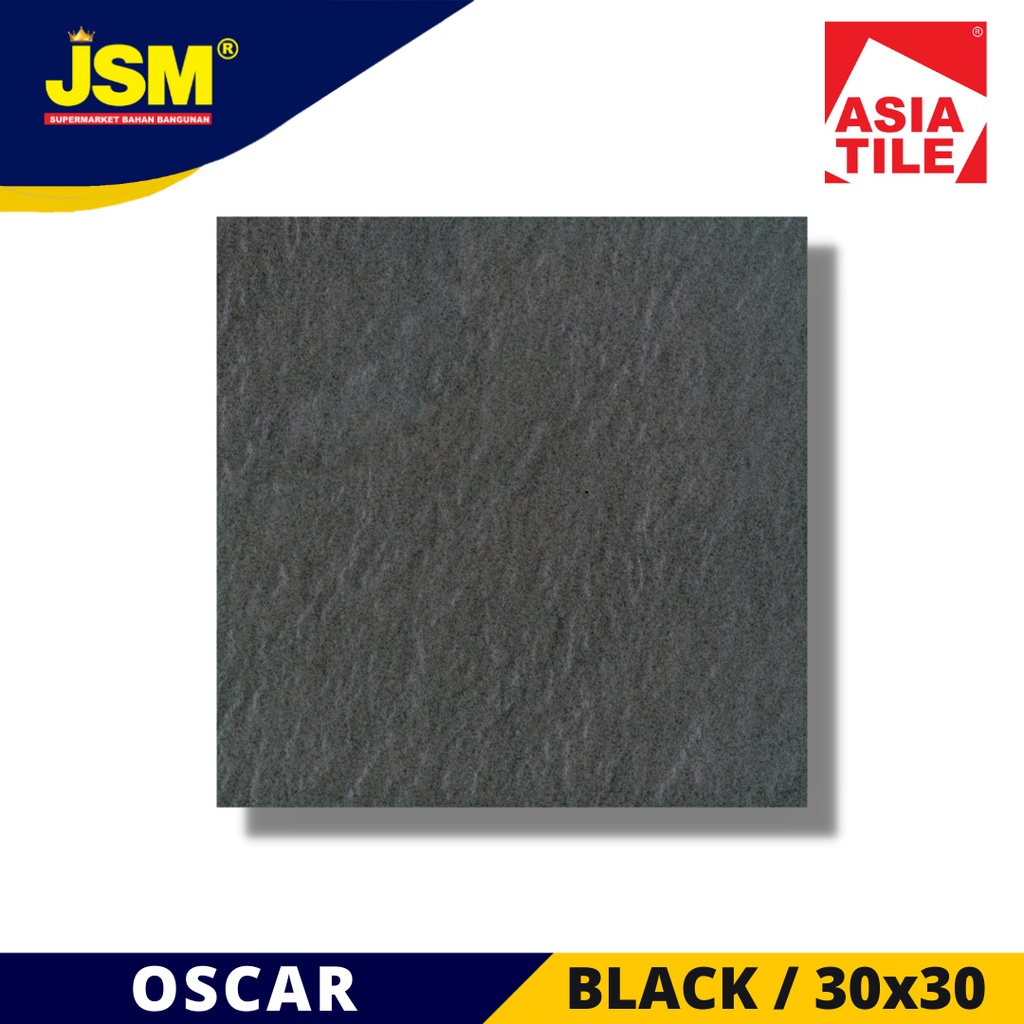 Jual Asia Tile Keramik Lantai Oscar Black Matt 30x30 Shopee Indonesia 0742