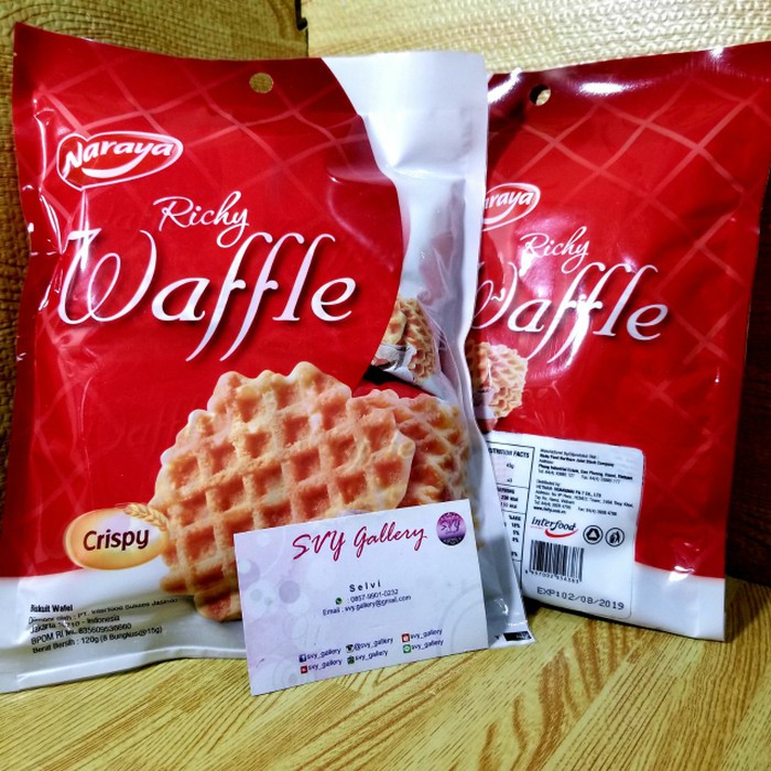 

NARAYA RICHY WAFFLE 120GR ~ kp1473