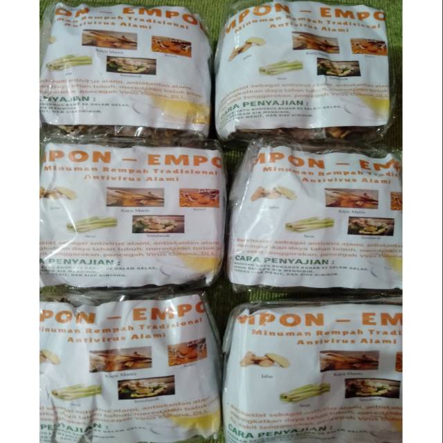 

EMPON EMPON Minuman Rempah Tradisional pencegah Virus/Penyakit