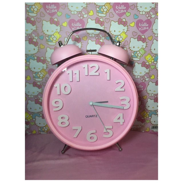 JAM MEJA / JAM WEKER / JAM BEKER PINK ALARM
