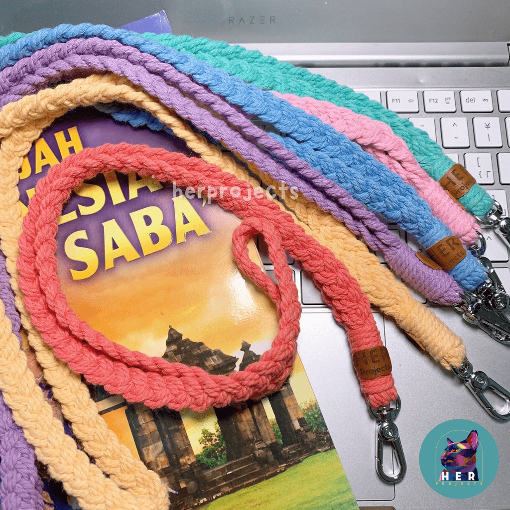 

Bitna Macrame Lanyard / Lanyard / Tali ID Card