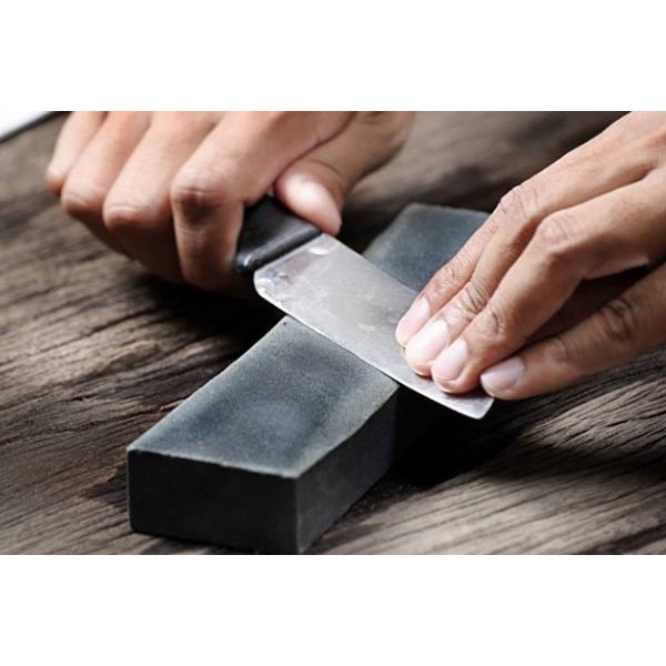Batu Asah Pisau / Batu Penajam Pisau / Stone Sharpener 8 Inch DAYAK (Berkualitas Tinggi)