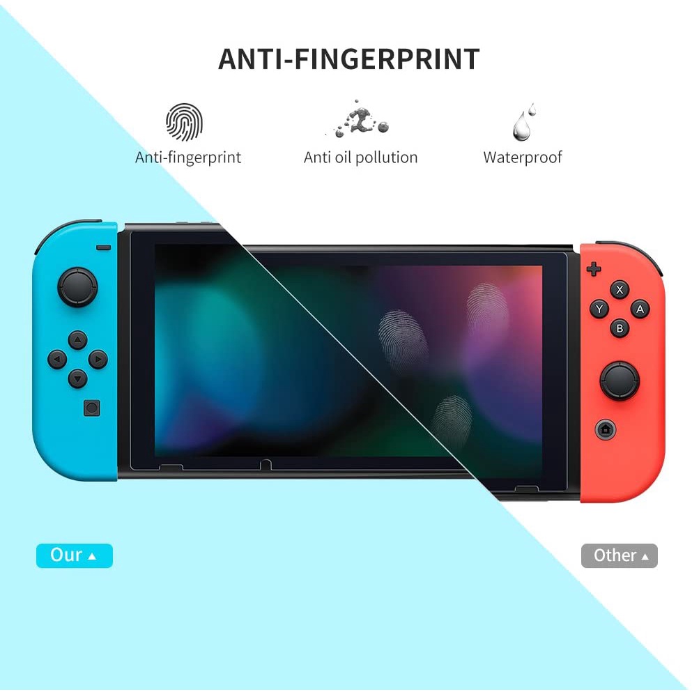 Kompatibel Dengan Nintendo Switch Pelindung Nintendo Switch Layar Tempered Glass 9H Hardness Film Protector HD Clear